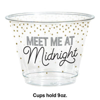 Bulk New Years Decor Plastic Cups 9 oz (96 per Case)