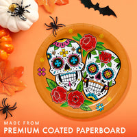 Bulk Skelebration Luncheon Plates 7