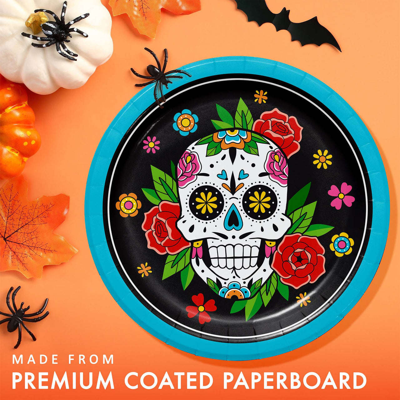 Bulk Skelebration Dinner Plates 9" (96 per Case)