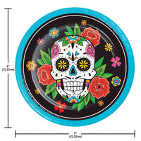 Bulk Skelebration Dinner Plates 9