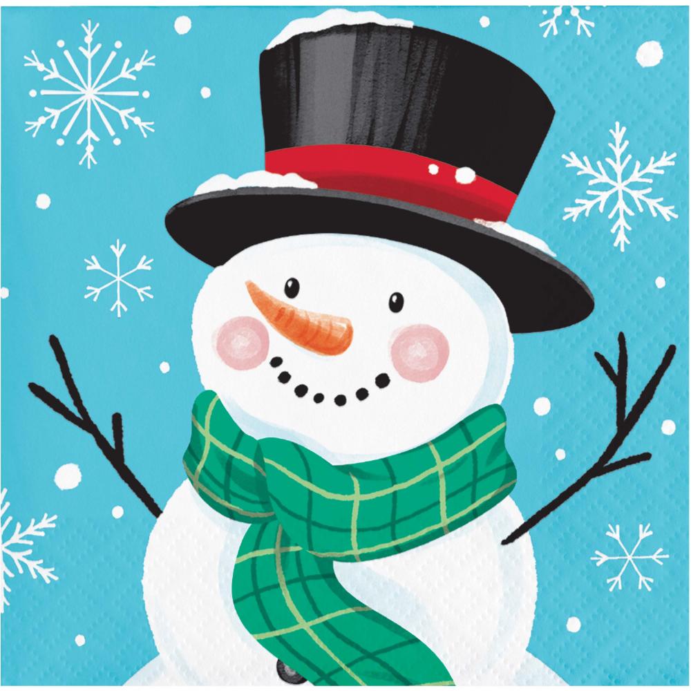 Beverage Napkin - Frosty Friends Party Decoration from Bulk Party Decorations