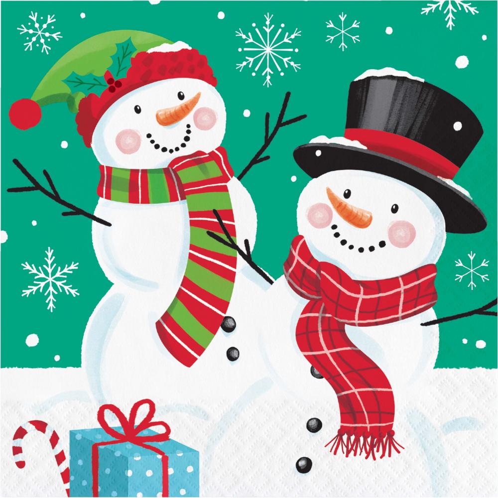 Luncheon Napkin - Frosty Friends Party Decoration from Bulk Party Decorations