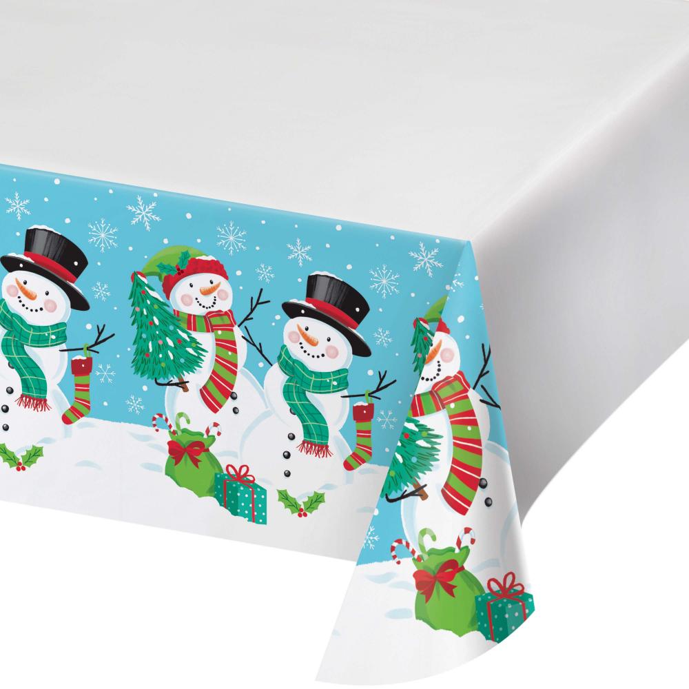 Paper Tablecover - Frosty Friends Party Decoration from Bulk Party Decorations