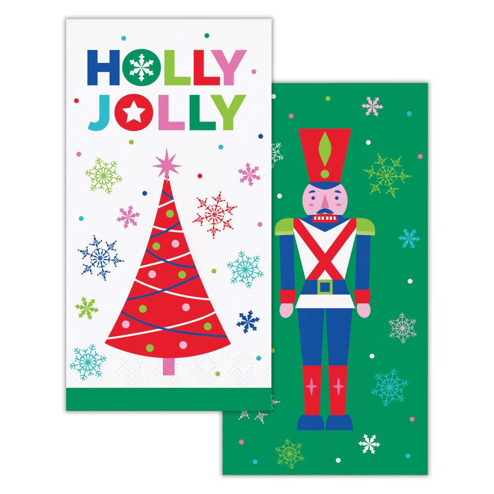 Guest Towel - Joyful and Jolly Party Decoration from Bulk Party Decorations