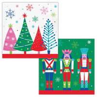 Luncheon Napkin - Joyful and Jolly Party Decoration from Bulk Party Decorations