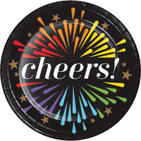 Luncheon Plate - New Year's Radiance Party Decoration from Bulk Party Decorations