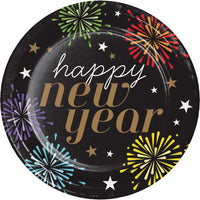 Dinner Plate - New Year's Radiance Party Decoration from Bulk Party Decorations