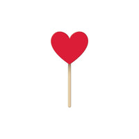 Wooden Pick Hearts - Valentines Day Party Decoration from Bulk Party Decorations