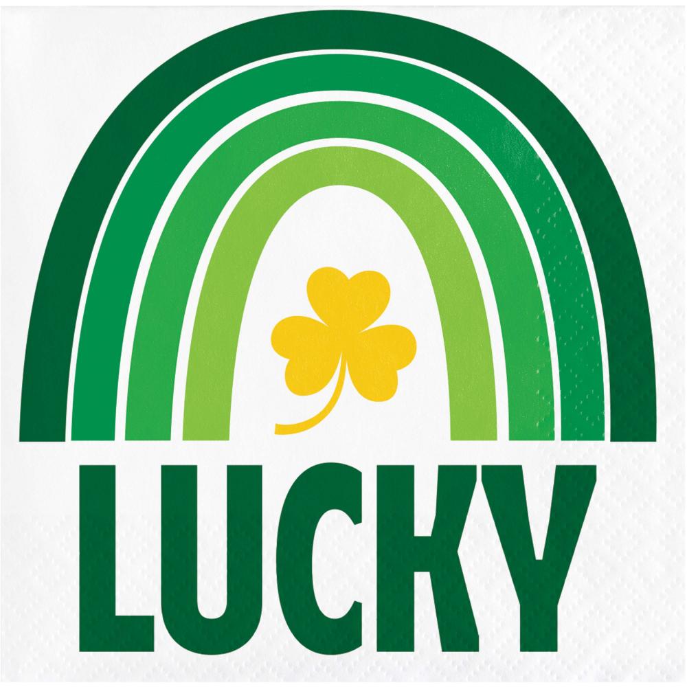 Beverage Napkin - Irish Wishes "Lucky" Party Decoration from Bulk Party Decorations