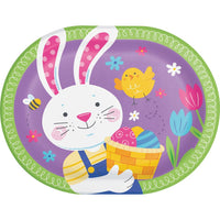 Oval Platter - Bunny Bliss Party Decoration from Bulk Party Decorations