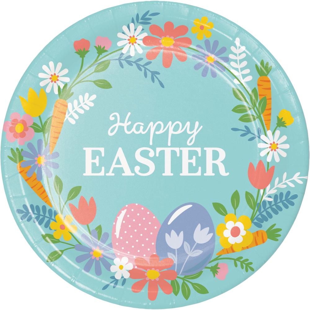 Dinner Plate - Easter Frills Party Decoration from Bulk Party Decorations