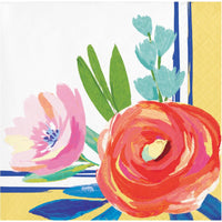 Beverage Napkin - Fragrant Florals Party Decoration from Bulk Party Decorations