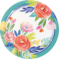 Dinner Plate - Fragrant Florals Party Decoration from Bulk Party Decorations
