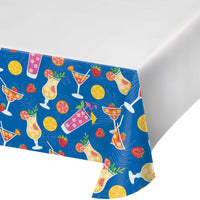 Paper Tablecover - Summer Sippin' Party Decoration from Bulk Party Decorations