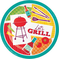 Dinner Plate - Backyard Bash Party Decoration from Bulk Party Decorations
