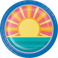 Luncheon Plate - Summer Sun Party Decoration from Bulk Party Decorations