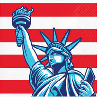 Beverage Napkin - Lady Liberty Party Decoration from Bulk Party Decorations