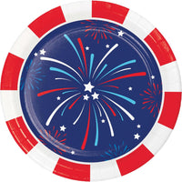 Luncheon Plate - Lady Liberty Party Decoration from Bulk Party Decorations