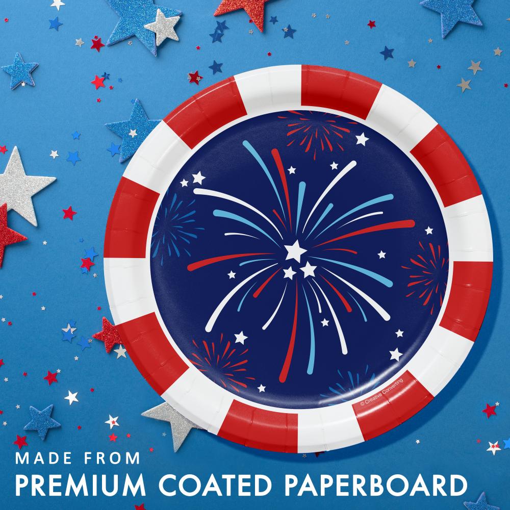 Luncheon Plate - Lady Liberty Party Decoration from Bulk Party Decorations