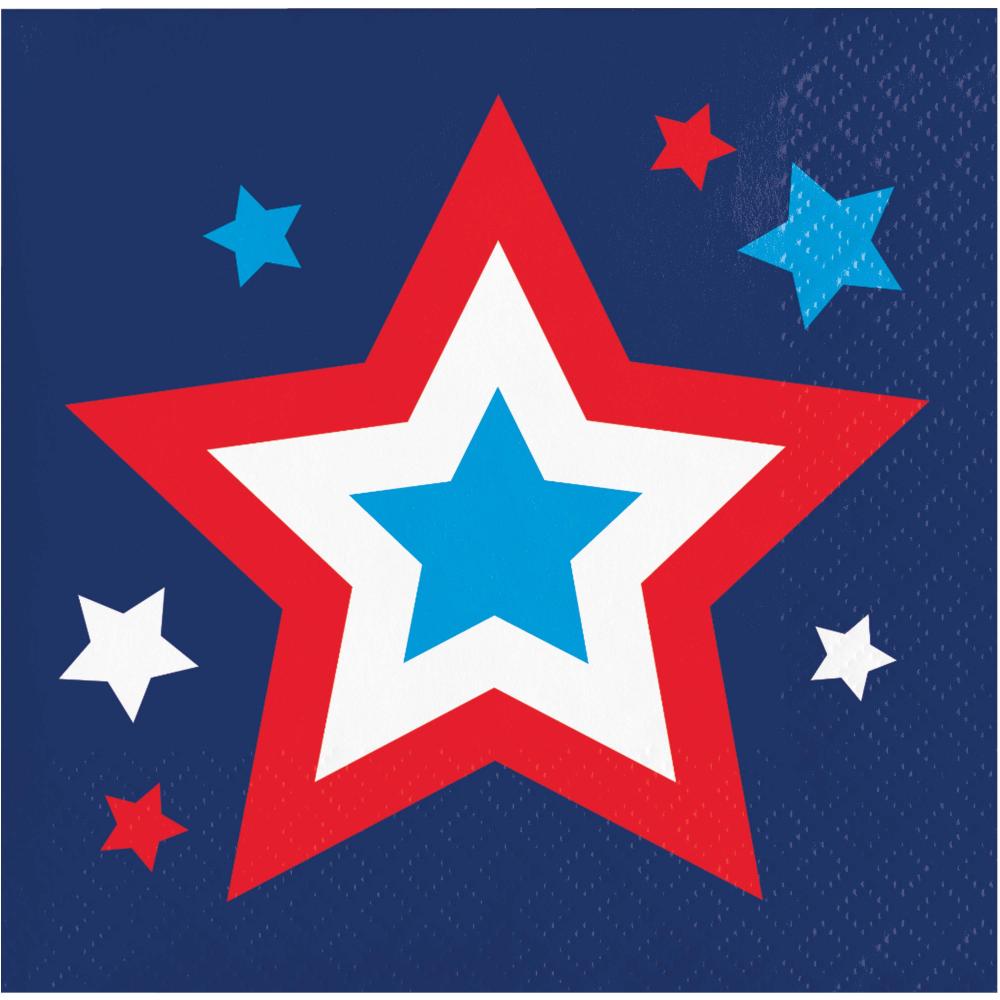 Beverage Napkin - Peace and Patriotism Party Decoration from Bulk Party Decorations