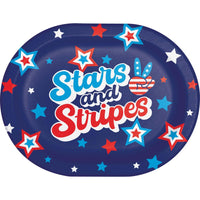 Oval Platter - Peace and Patriotism Party Decoration from Bulk Party Decorations