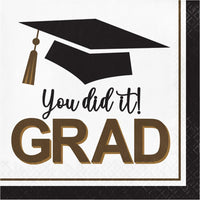 Luncheon Napkin - Graceful Grad Party Decoration from Bulk Party Decorations