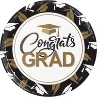 Dinner Plate - Graceful Grad Party Decoration from Bulk Party Decorations