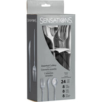 Bulk Silver Assorted Plastic Cutlery (288 per Case)