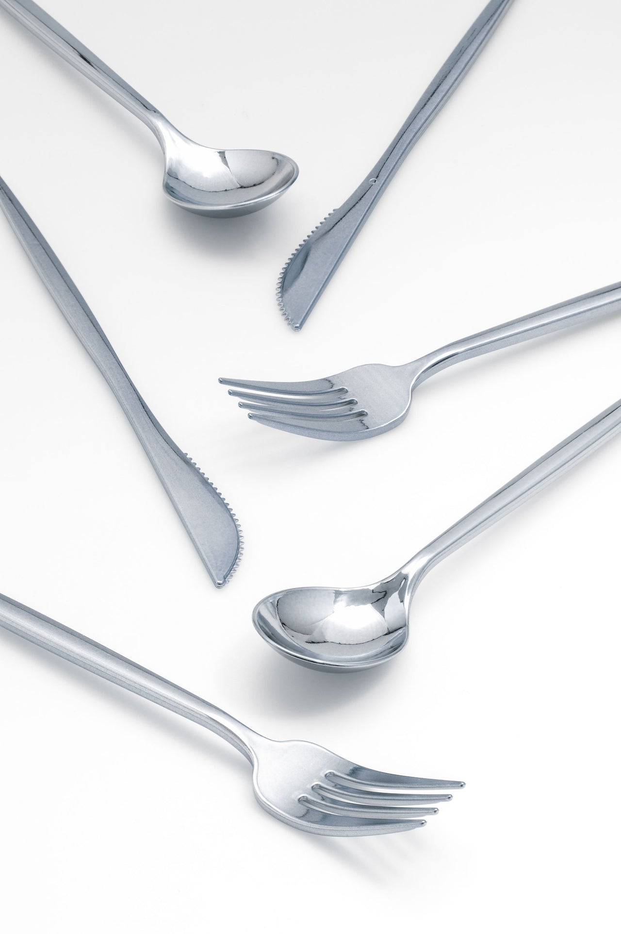 Bulk Silver Assorted Plastic Cutlery (288 per Case)