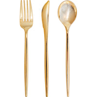 Gold Assorted Plastic Cutlery