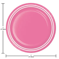 Bulk Candy Pink Luncheon Plates 7