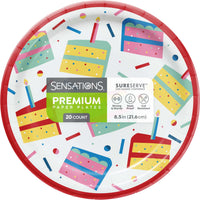 Bulk Birthday Bliss Dinner Plates 8.5