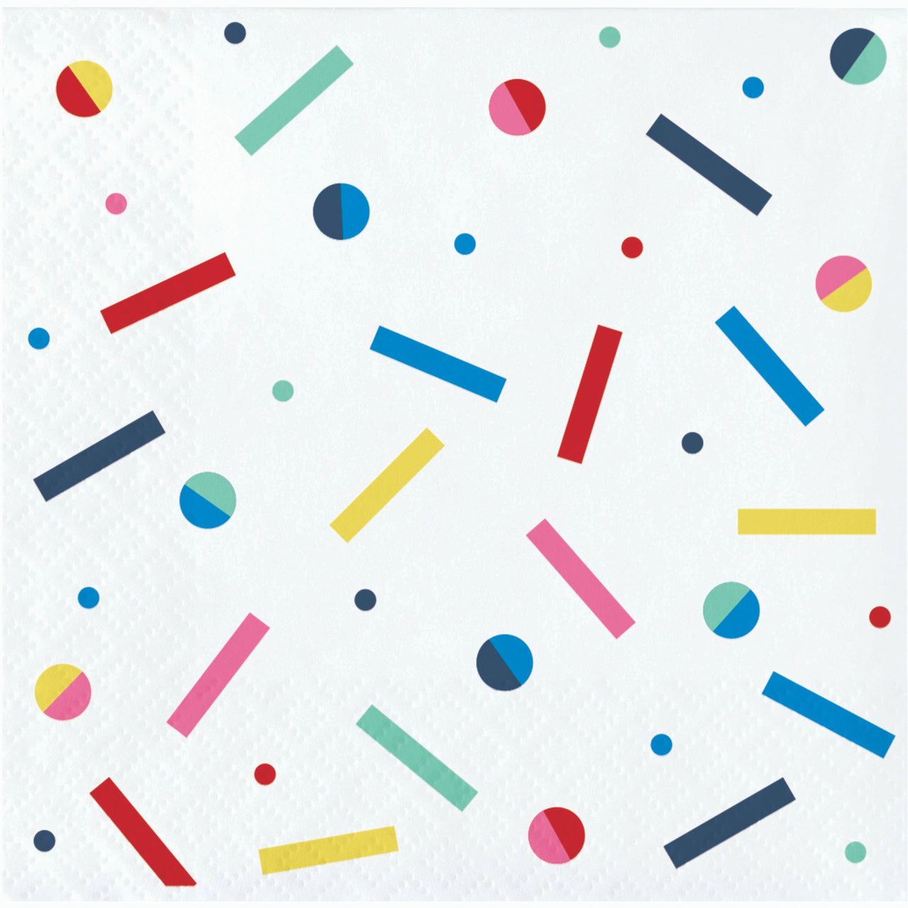 Bulk Birthday Bliss Beverage Napkins 5" x 5" (288 per Case)