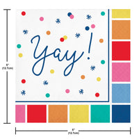 Bulk Prismatic Party Beverage Napkins 5