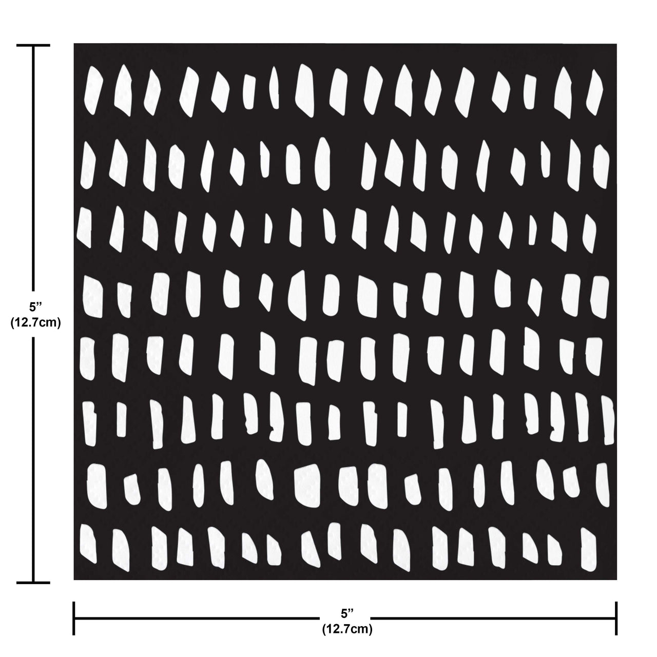 Bulk Modern Monochrome Beverage Napkins 5" x 5" (288 per Case)