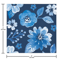 Bulk Royal Florals Beverage Napkins 5