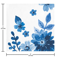 Bulk Royal Florals Beverage Napkins 5