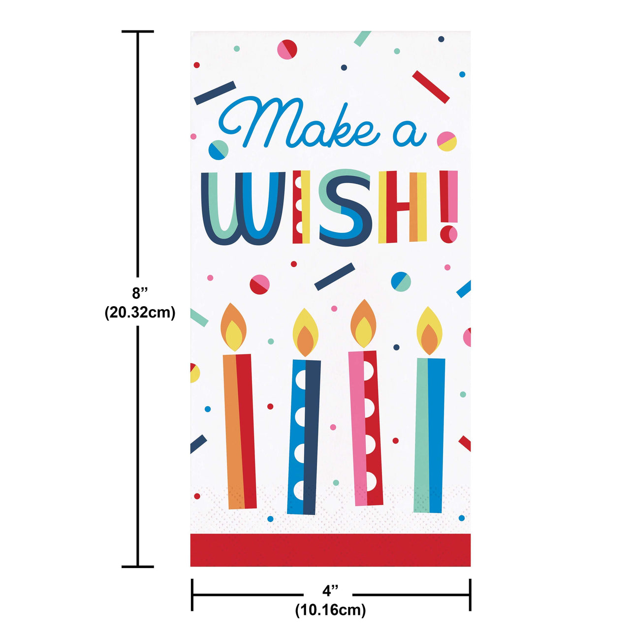 Bulk Birthday Bliss Guest Towels 7.75" x 4.5" (288 per Case)