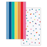 Prismatic Party Guest Towels 7.75