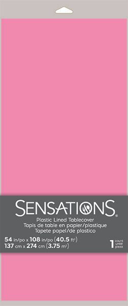 Bulk Candy Pink Pp Paper Tablecovers 54" x 108" (6 per Case)