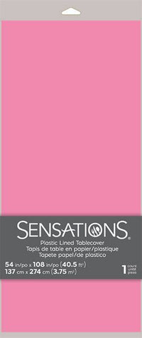 Bulk Candy Pink Pp Paper Tablecovers 54