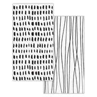 Modern Monochrome Guest Towels 7.75