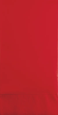 Classic Red Guest Towels 7.75