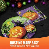 Bulk Pumpkin Prowlers Luncheon Napkins 6.5