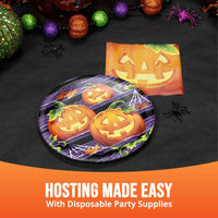 Bulk Pumpkin Prowlers Luncheon Plates 7