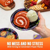 Bulk Pumpkin Prowlers Luncheon Plates 7