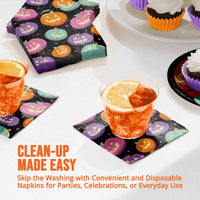 Bulk Frightful Friends Beverage Napkins 5