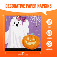 Bulk Frightful Friends Beverage Napkins 5