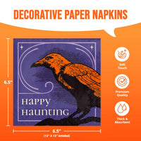 Bulk Happy Haunting Luncheon Napkins 6.5
