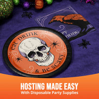 Bulk Happy Haunting Dinner Plates 9